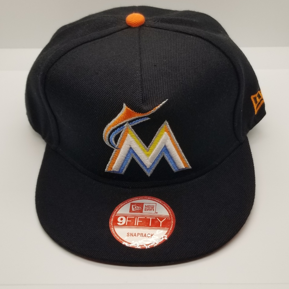 Miami Marlins snapback hat